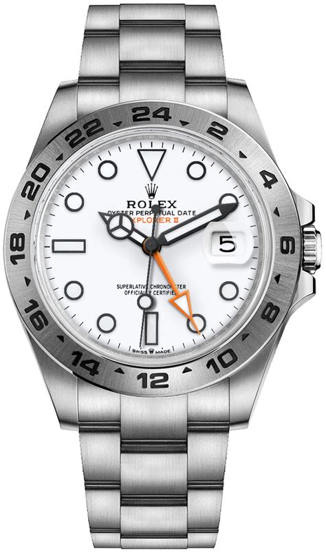 Rolex Explorer II watch: Oystersteel .